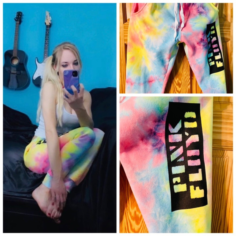 PINK FLOYD TIE DYE JOGGERS